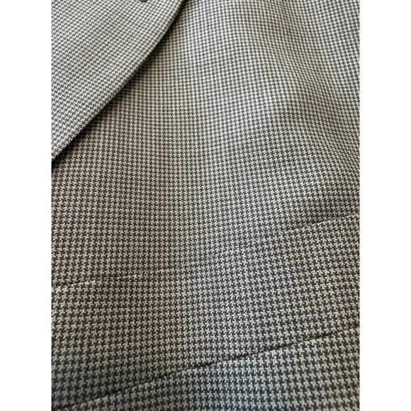 Brooks Brothers 346 Stretch Size 46L Brown Nailshead Wool-Lycra Blazer - Picture 9 of 10